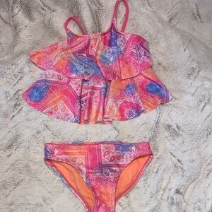 Colorful Paisley Swimsuit Set